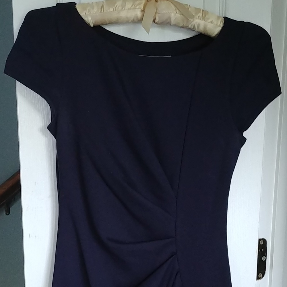 Billie and Blossom navy sheath dress
